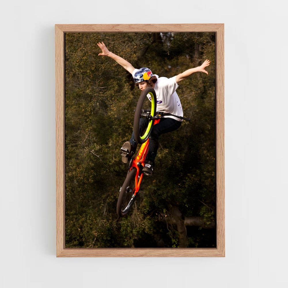 Poster Airborne Thrill – affiche Cyclisme (vue 4)